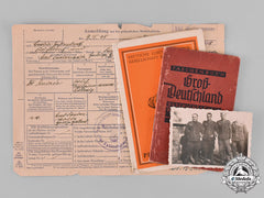 Germany, Third Reich. A Lot Of Second War Period Documents & Identification Cards