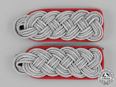 Germany, Ordnungspolizei. A Pair Of German Police Administrative Major Shoulder Boards