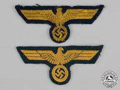 Germany, Kriegsmarine. A Pair Of Breast Eagle Insignia
