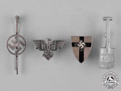 Germany, Third Reich. A Lot Of Second War Period Badges And Insignia