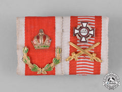 Austria, Imperial. A First War Austrian Ribbon Bar