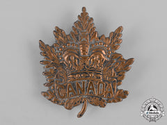 Canada. A Boer War Era Field-Made Canadian Militia Pith Helmet Cap Badge, C. 1900