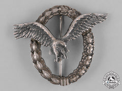 Germany, Luftwaffe. An Early Pilot’s Badge, "Thin Wreath" Variant, by Juncker