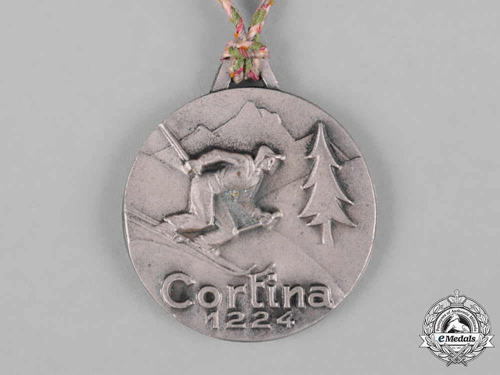 italy,_kingdom,_republic._a_cortina_d'ampezzo1224_skiing_commemorative_medal_c18-047229