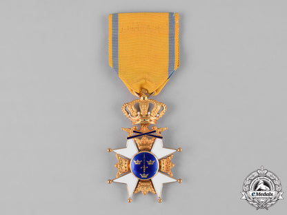 sweden,_kingdom._an_order_of_the_sword_in_gold,_i_class_knight,_c.1963_c18-047265