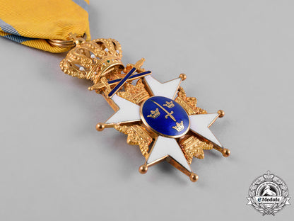 sweden,_kingdom._an_order_of_the_sword_in_gold,_i_class_knight,_c.1963_c18-047269