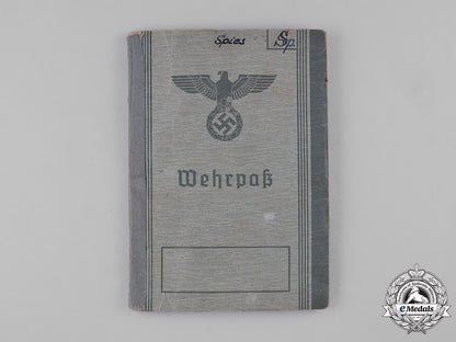 germany,_wehrmacht._a_wehrpaß_belonging_to_gefreiter_kurt_spies_c18-047608