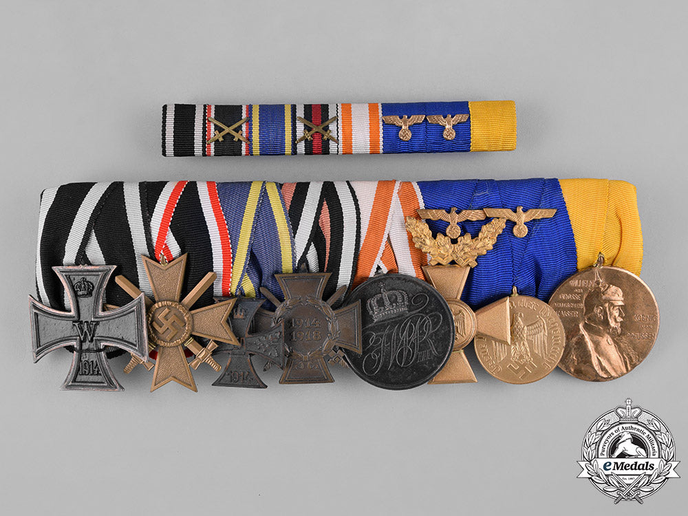 germany,_wehrmacht._a_first_and_second_war_medal_with_ribbon_bar_c18-047723
