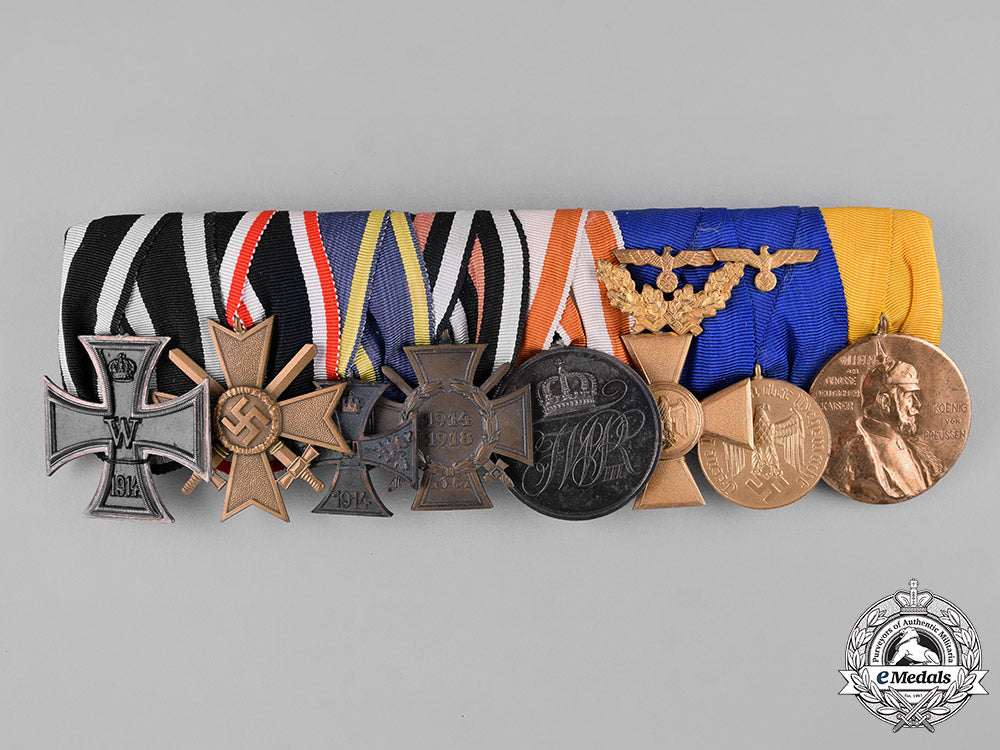 germany,_wehrmacht._a_first_and_second_war_medal_with_ribbon_bar_c18-047724