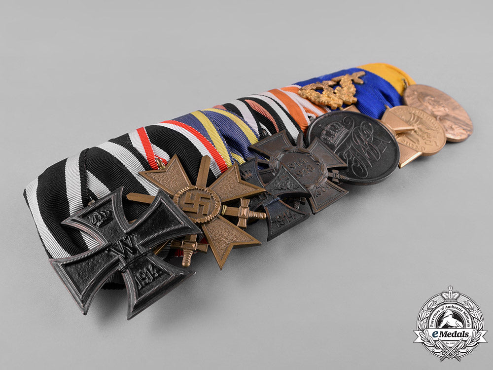 germany,_wehrmacht._a_first_and_second_war_medal_with_ribbon_bar_c18-047726