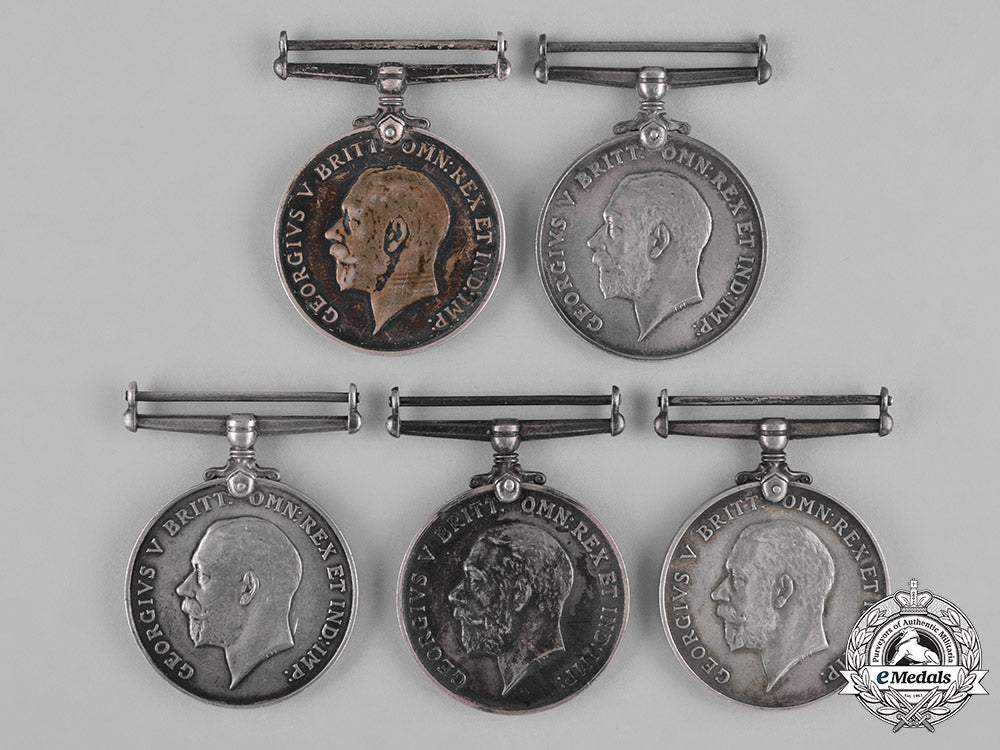 united_kingdom._a_lot_of_five_first_war_british_war_medals_c18-047874