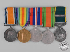 United Kingdom. An Efficiency Medal & Bar Group, Hampshire Regiment & Wiltshire Regiment