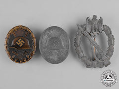 Germany, Wehrmacht. A Lot Of Three Second War Badges