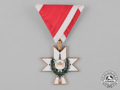 Croatia, Independent State. An Order Of King Zvonimir's Crown, Iii Class With Oak Leaves, C.1942