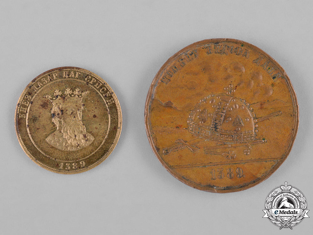 serbia,_kingdom._two500_th_anniversary_of_the_battle_of_kosovo_medals1389-1889_c18-048005