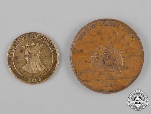 serbia,_kingdom._two500_th_anniversary_of_the_battle_of_kosovo_medals1389-1889_c18-048005