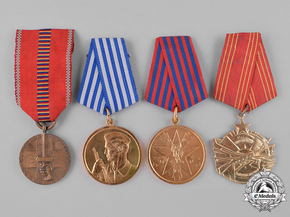 romania,_kingdom;_yugoslavia,_socialist_federal_republic._lot_of_six_awards_c18-048048
