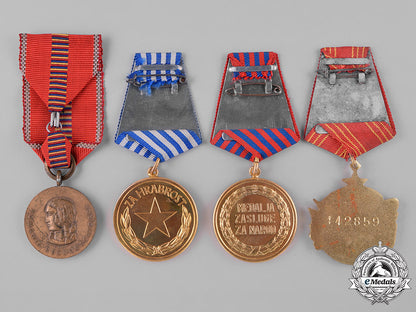 romania,_kingdom;_yugoslavia,_socialist_federal_republic._lot_of_six_awards_c18-048049