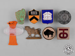 United States. Forty-Nine Regimental Insignia And Corporation Badges