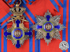 Romania, Kingdom. An Order Of The Star, Grand Cross With Swords, By Joseph Resch, C.1925