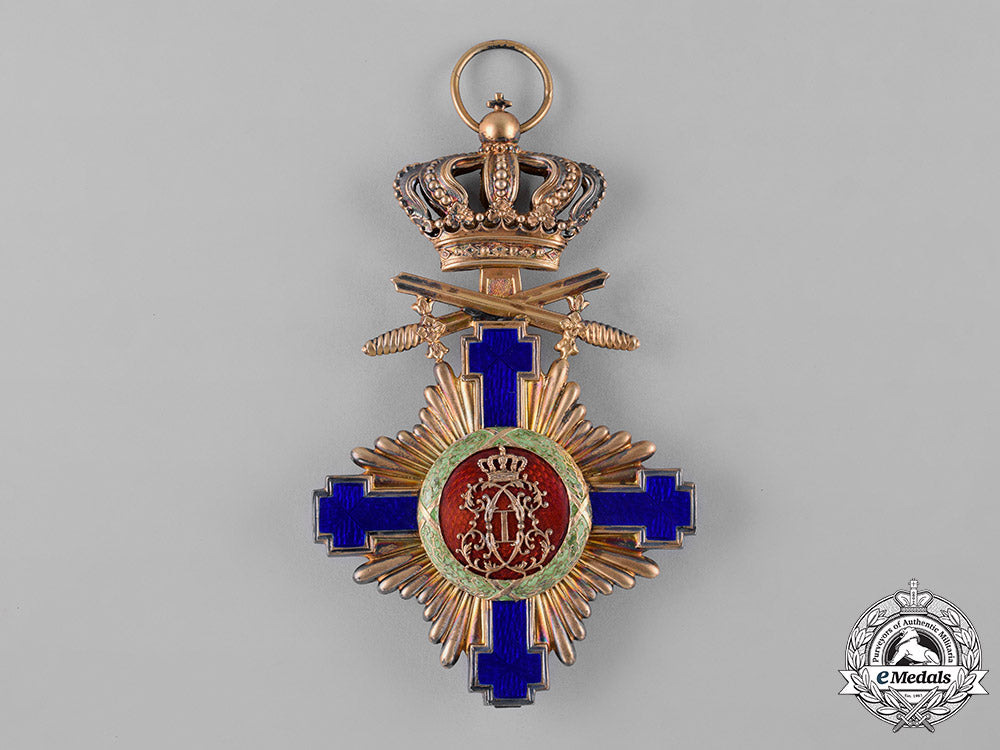 romania,_kingdom._an_order_of_the_star,_grand_cross_with_swords,_by_joseph_resch,_c.1925_c18-048639