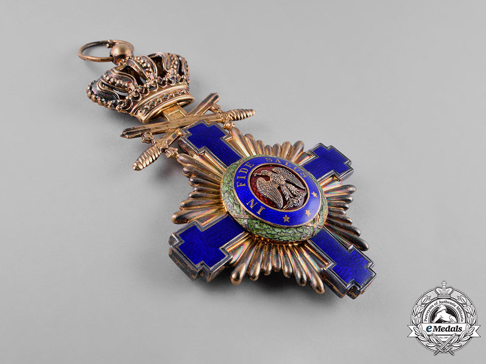 romania,_kingdom._an_order_of_the_star,_grand_cross_with_swords,_by_joseph_resch,_c.1925_c18-048640
