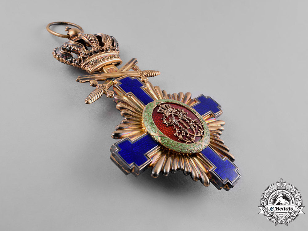 romania,_kingdom._an_order_of_the_star,_grand_cross_with_swords,_by_joseph_resch,_c.1925_c18-048641