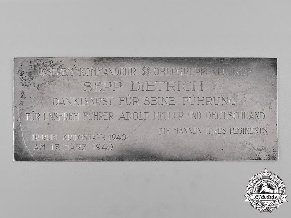 germany,_ss._a_plaque_to_ss_obergruppenführer_sepp_dietrich,_c.1940_c18-048763