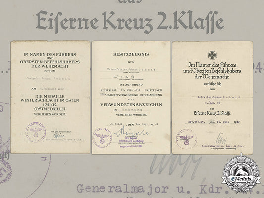 germany,_heer._a_collection_of_award_documents_to_artillery_nco_johann_schmid(_ek2)_c18-048770_1_1
