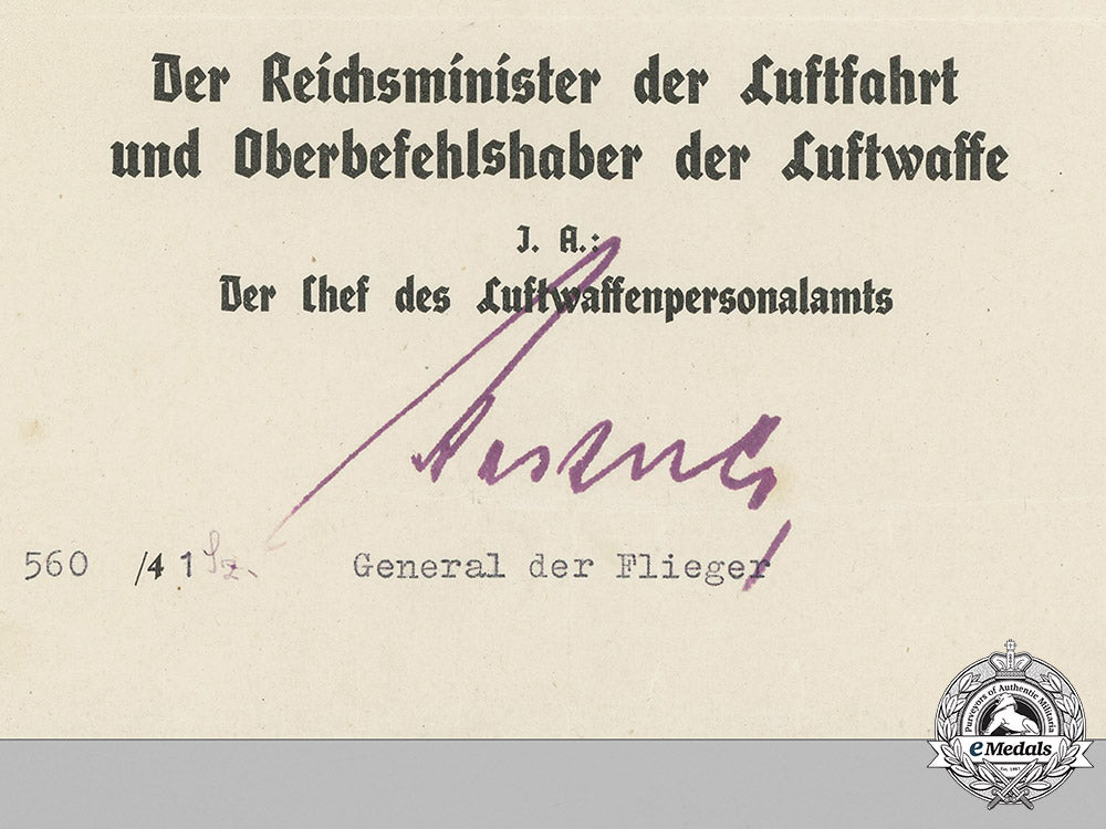 germany,_luftwaffe._a_rare_glider_pilot_badge_award_document_to_flieger_richard_schelp,_c.1941_c18-048781