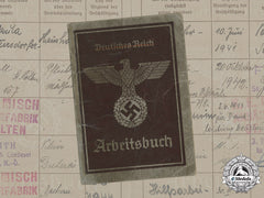 Germany, Nsdap. A Labour Book To Anna Withalm, 1939-1948