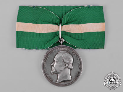 saxe-_coburg_and_gotha,_kingdom._a_duke_ernst_medal,_silver_grade,_by_l._christian_lauerm,_c.895_c18-048867_1_1_1