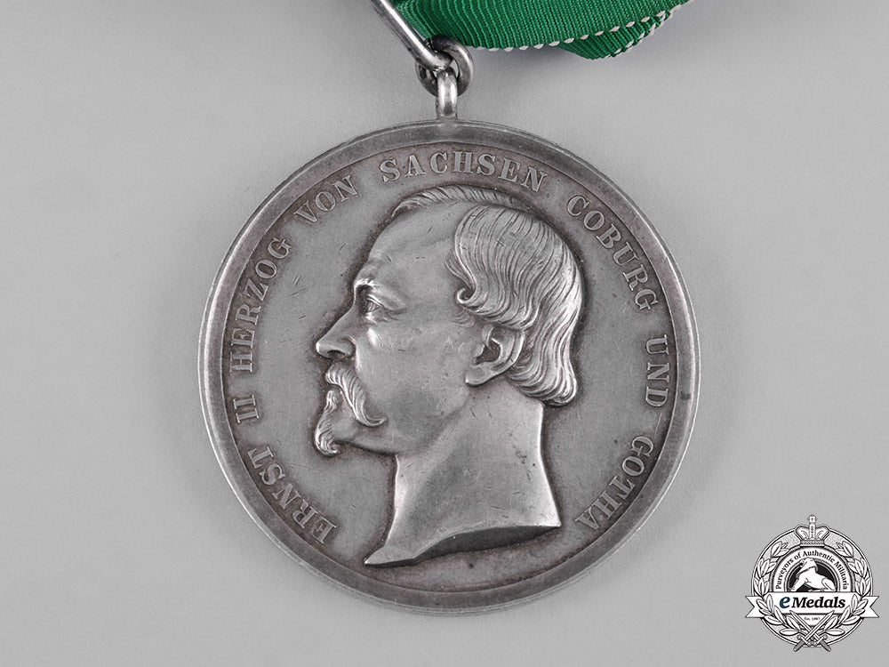 saxe-_coburg_and_gotha,_kingdom._a_duke_ernst_medal,_silver_grade,_by_l._christian_lauerm,_c.895_c18-048869_1_1_1