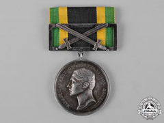 Saxe-Weimar, Duchy. A General Merit Medal, Silver Grade, With Clasp