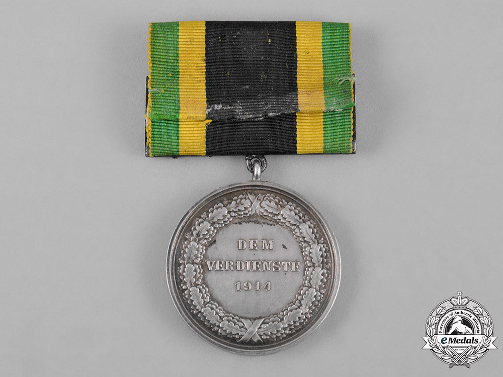 saxe-_weimar,_duchy._a_general_merit_medal,_silver_grade,_with_clasp_c18-048962