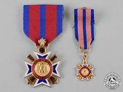United States. A Veteran Corps Of Artillery Medal With Miniature