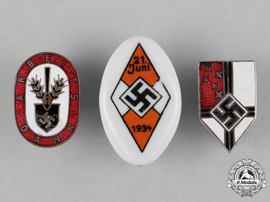 germany,_third_reich._a_group_of_third_reich_organization_badges_c18-049232