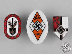 Germany, Third Reich. A Group Of Third Reich Organization Badges