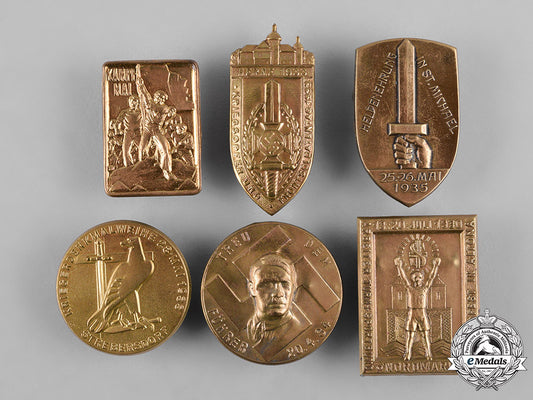 germany,_third_reich._a_group_of_third_reich_period_commemorative_badges_c18-049242
