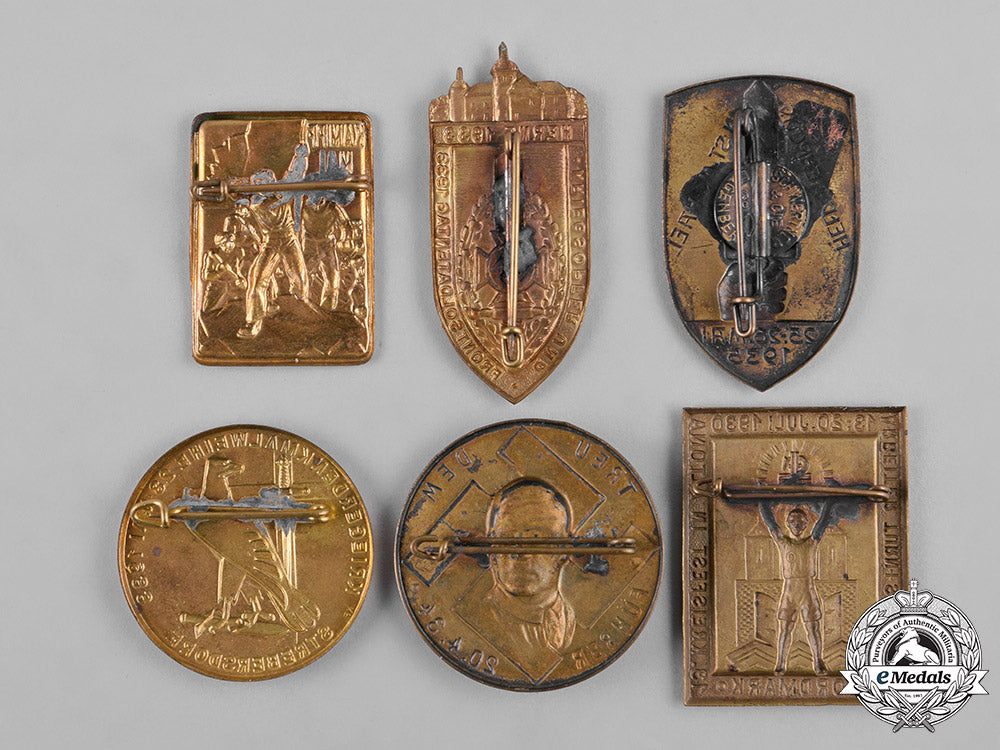 germany,_third_reich._a_group_of_third_reich_period_commemorative_badges_c18-049243