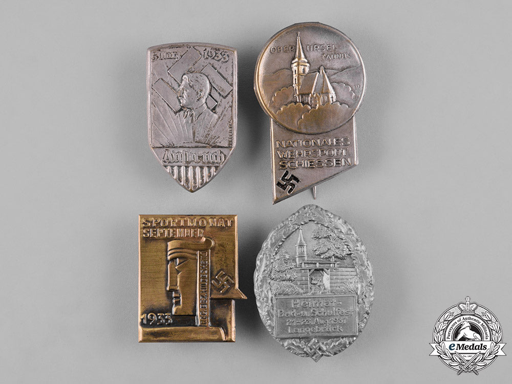 germany,_third_reich._a_lot_of_third_reich_period_event_badges_c18-049252