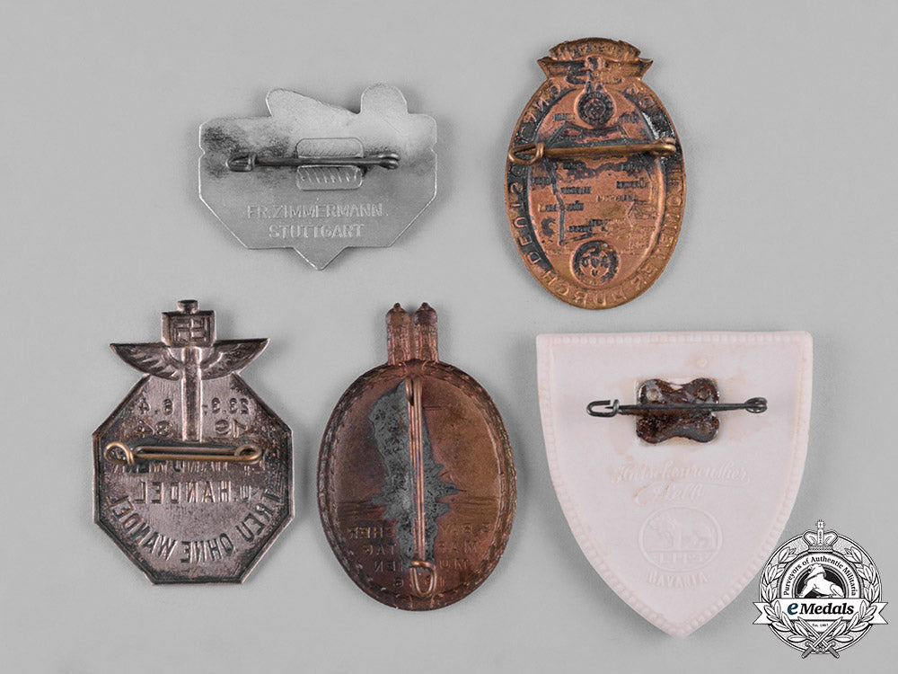 germany,_third_reich._a_lot_of_third_reich_period_event_badges_c18-049255