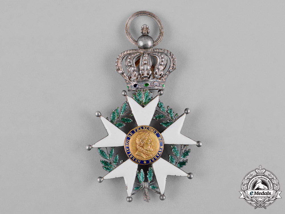france,_ii_restoration._a_national_order_of_the_legion_of_honour,_v_class_knight,_c.1820_c18-049303