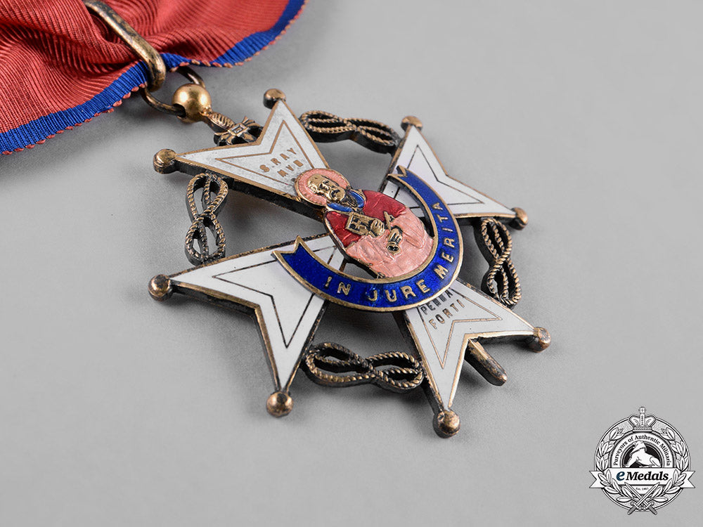 spain,_franco_period._an_order_of_the_cross_of_st._raymond_of_penafort,_i_class_distinguished_cross,_c.1950_c18-049344