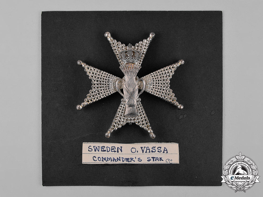 sweden,_kingdom._a_royal_order_of_vasa,_i_class_commander's_star,_c.1910_c18-049436