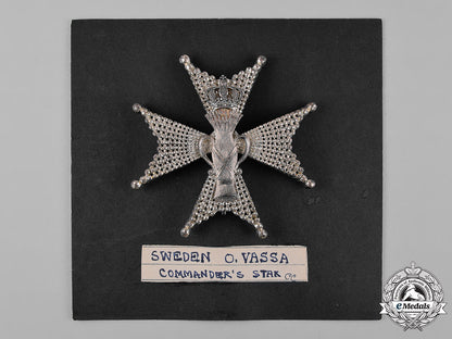 sweden,_kingdom._a_royal_order_of_vasa,_i_class_commander's_star,_c.1910_c18-049436