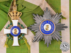 Saxony, Kingdom. An Albrecht Order In Gold, Grand Cross, By G.a. Scharffenberg, C.1900