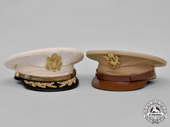United States. Two United States Army Officer's Visor Caps, C.1944