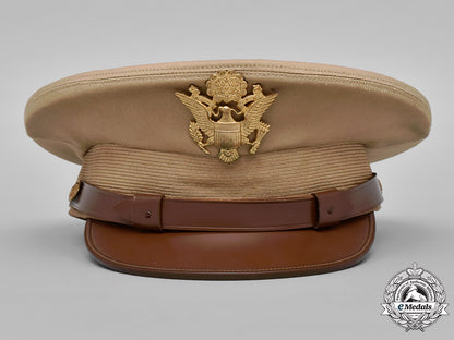 united_states._two_united_states_army_officer's_visor_caps,_c.1944_c18-049766