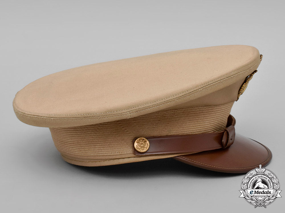 united_states._two_united_states_army_officer's_visor_caps,_c.1944_c18-049769